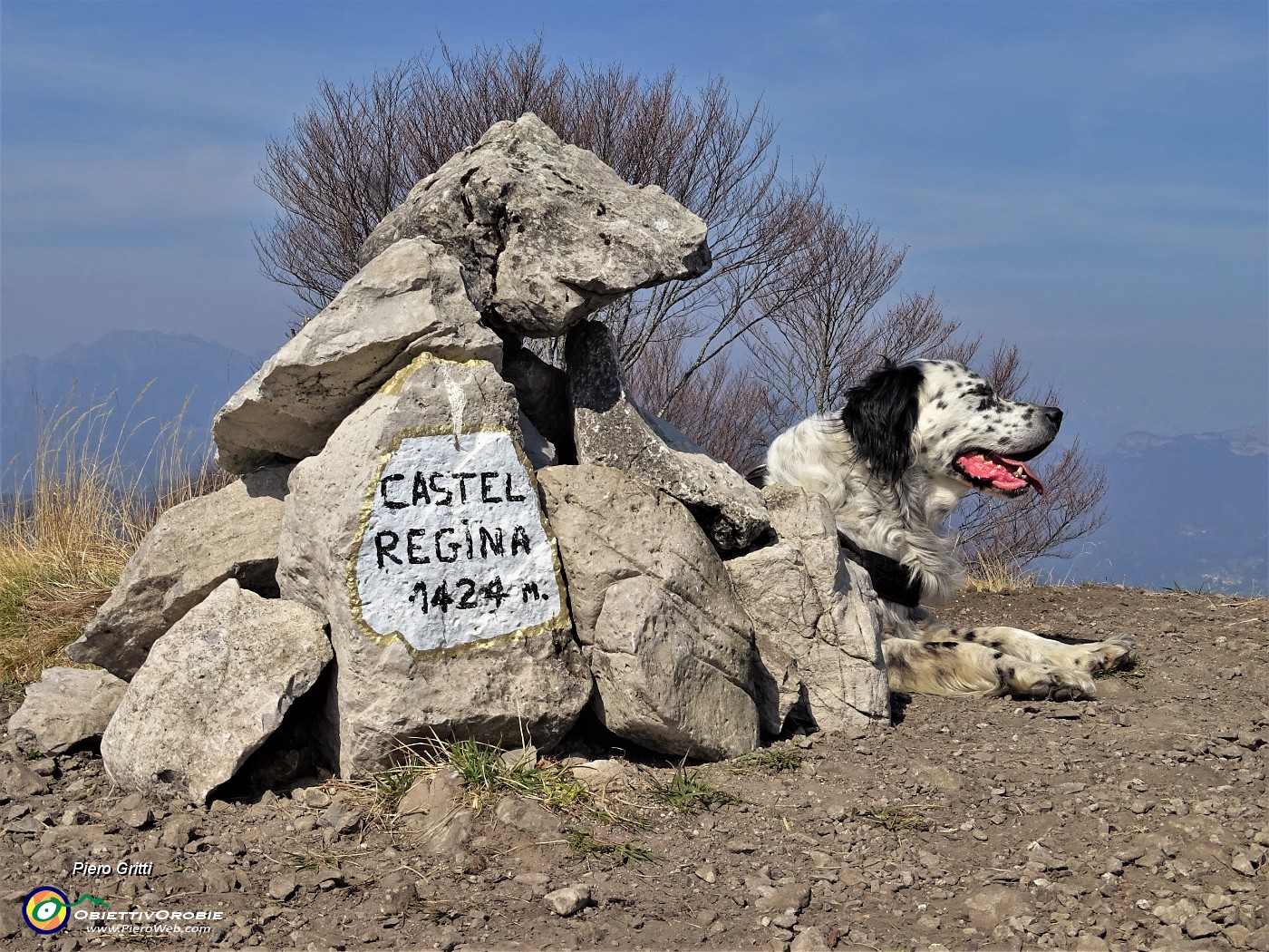 60 In vetta al Castel Regina (1424 m)...ci sto bene.JPG